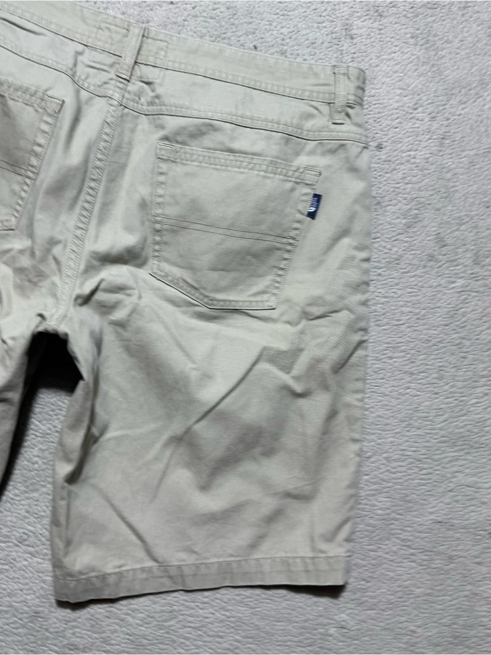 The North Face Shorts Mens 34 Beige Mid Rise Outdoor Cotton Summer Meas 34x10.5